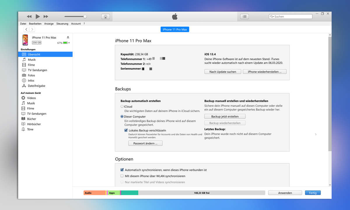 iPhone Backup iTunes