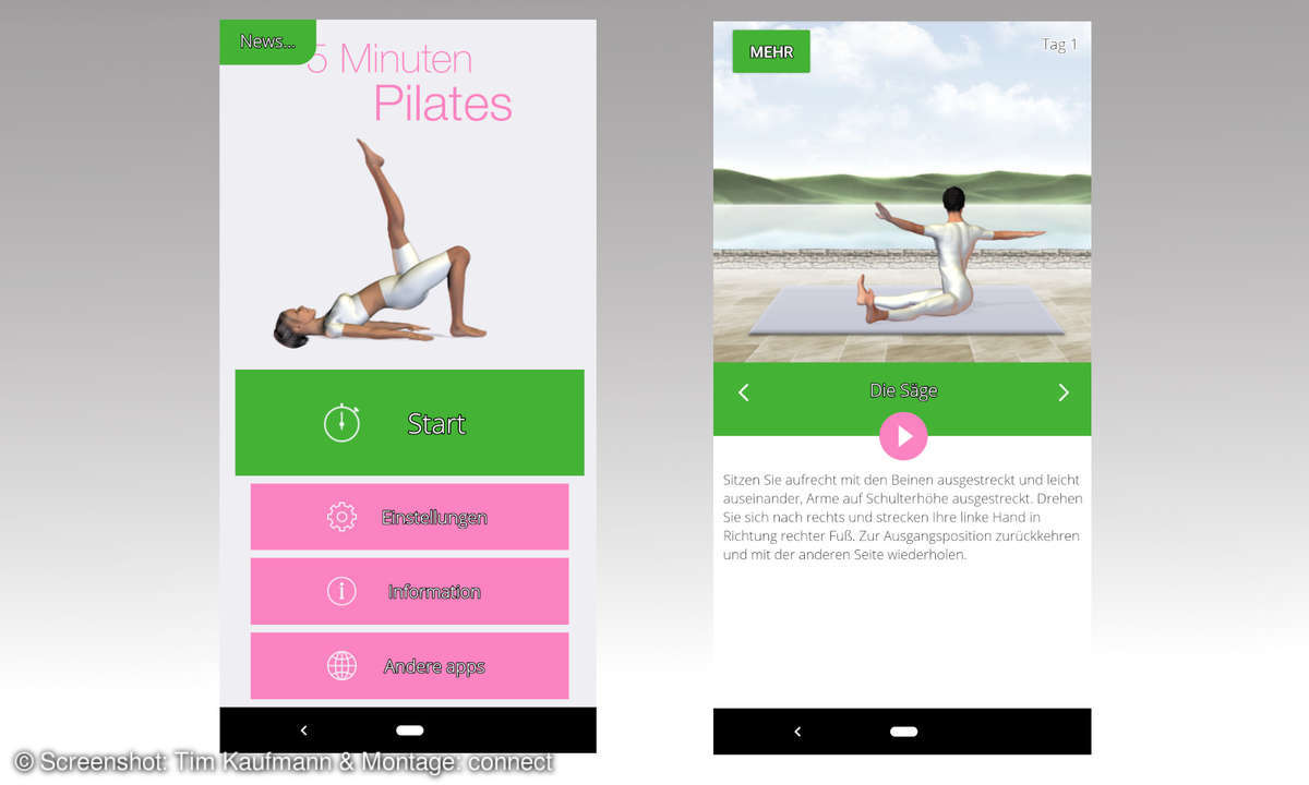 5 Minuten Pilates