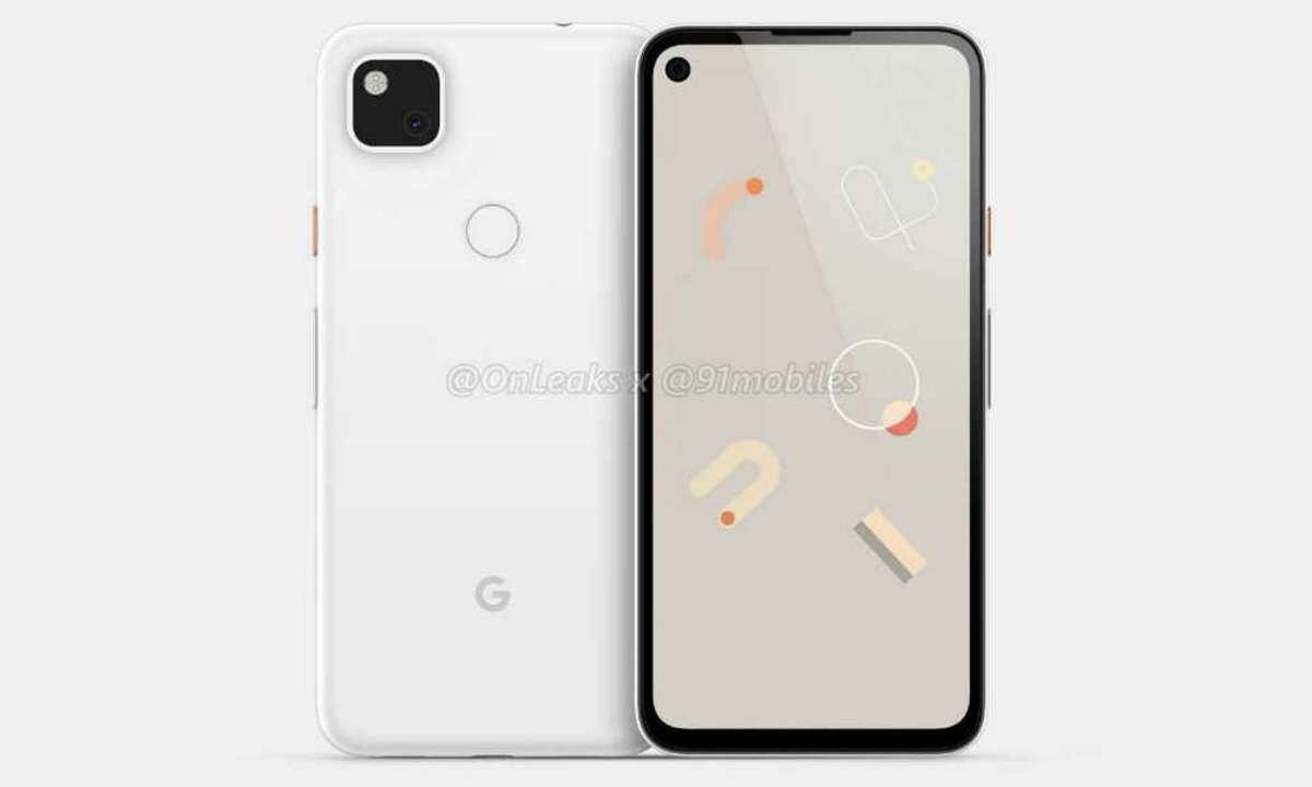 Google Pixel 4a render leak