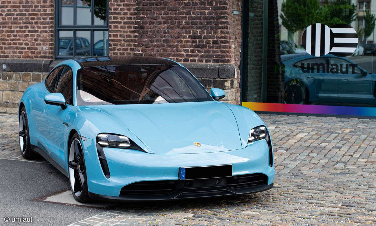 Ladenetztest 2020: Testfahrzeug Porsche Taycan 4S