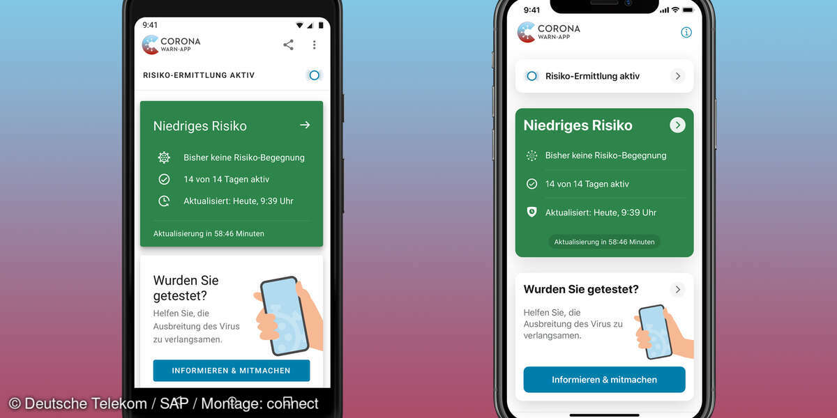 Corona-Warn-App Android iOS - Home