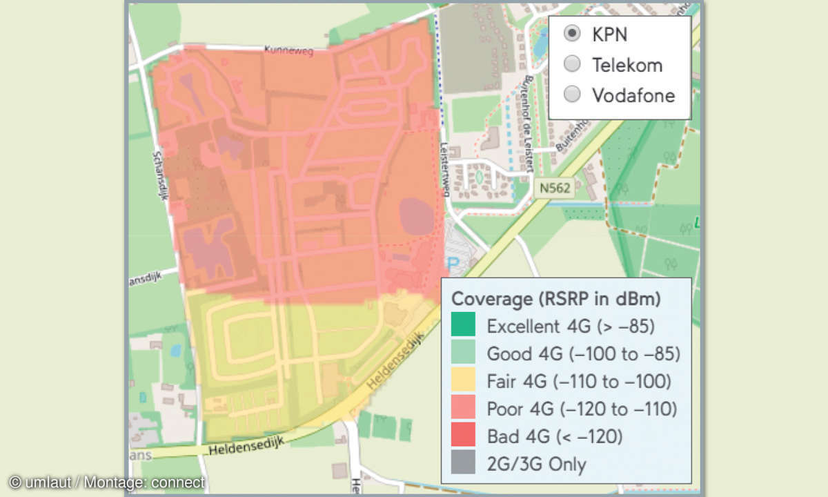 Mobilfunknetztest-Campingplätze: Niederlande - Camping De Leistert
