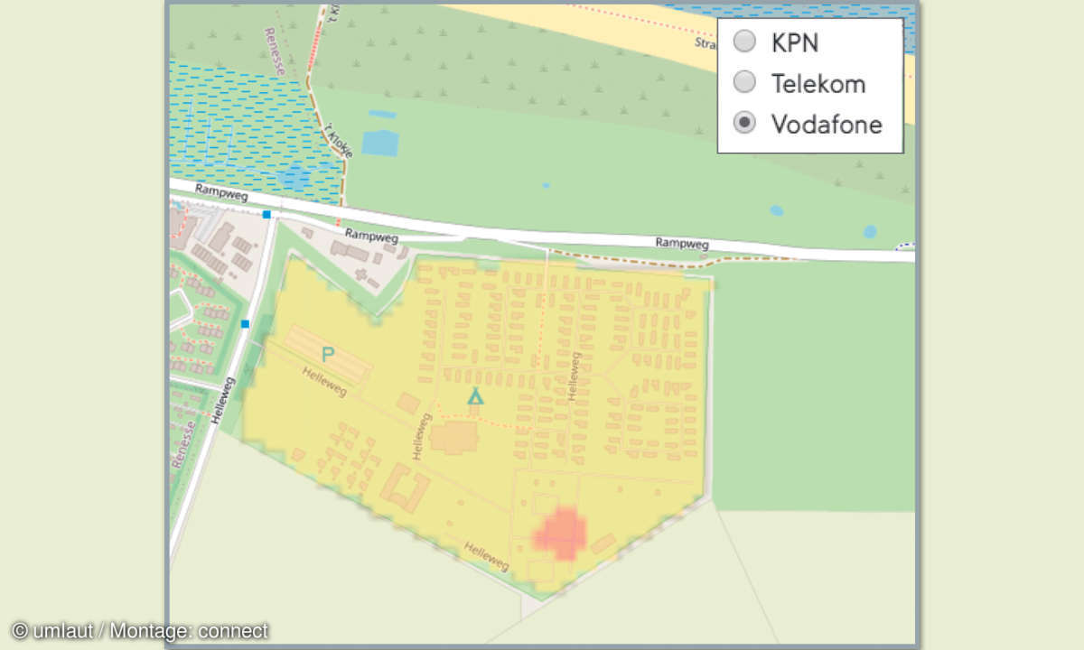 Mobilfunknetztest-Campingplätze: Niederlande - Ardoer Strandpark De Zeeuwse Kust