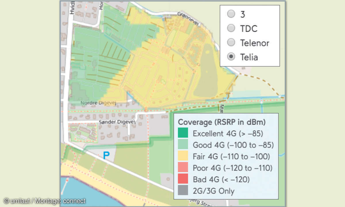 Mobilfunknetztest-Campingplätze: Dänemark - Hvidbjerg Strand Feriepark