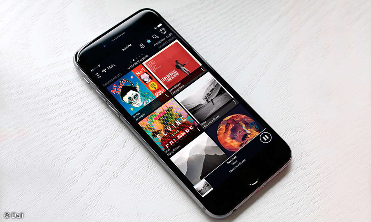 Dali Rubicon 2C im Test - Bluesound-App