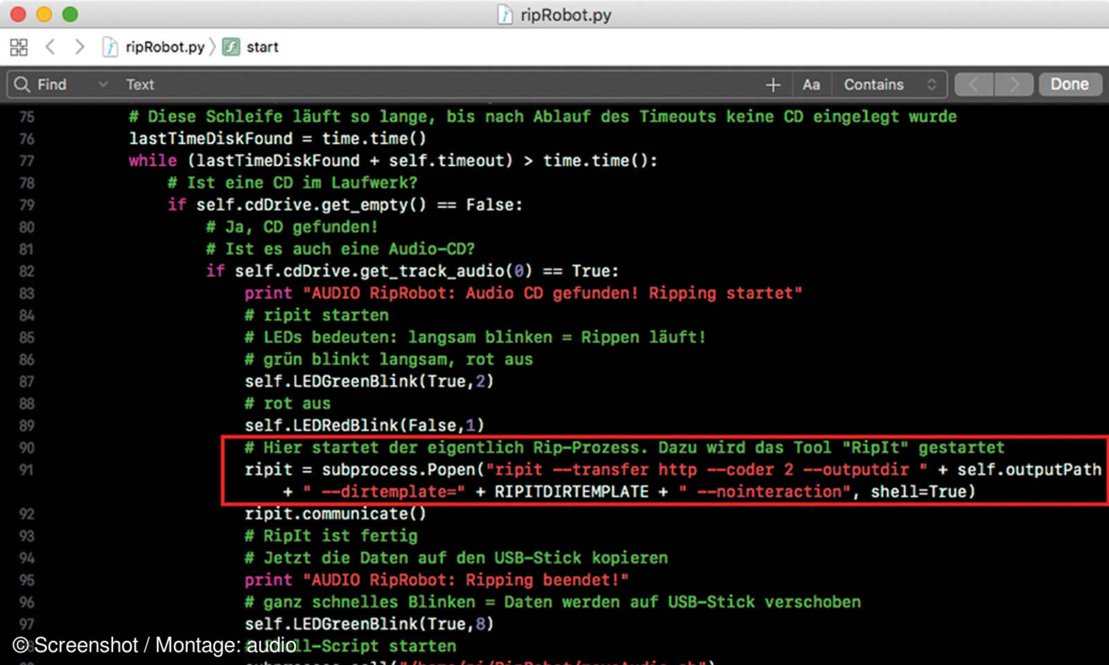 AUDIO Rip-Robot: Die Entstehung - connect
