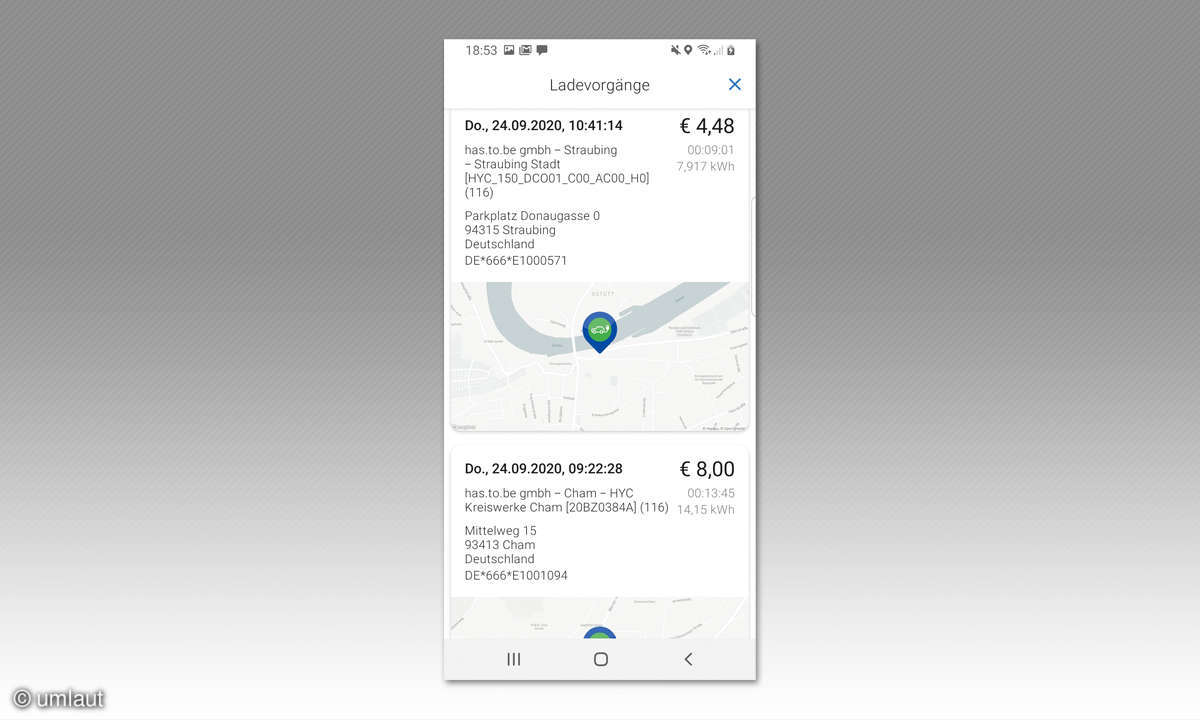 Ladenetztest DE Screenshot EMP Maingau