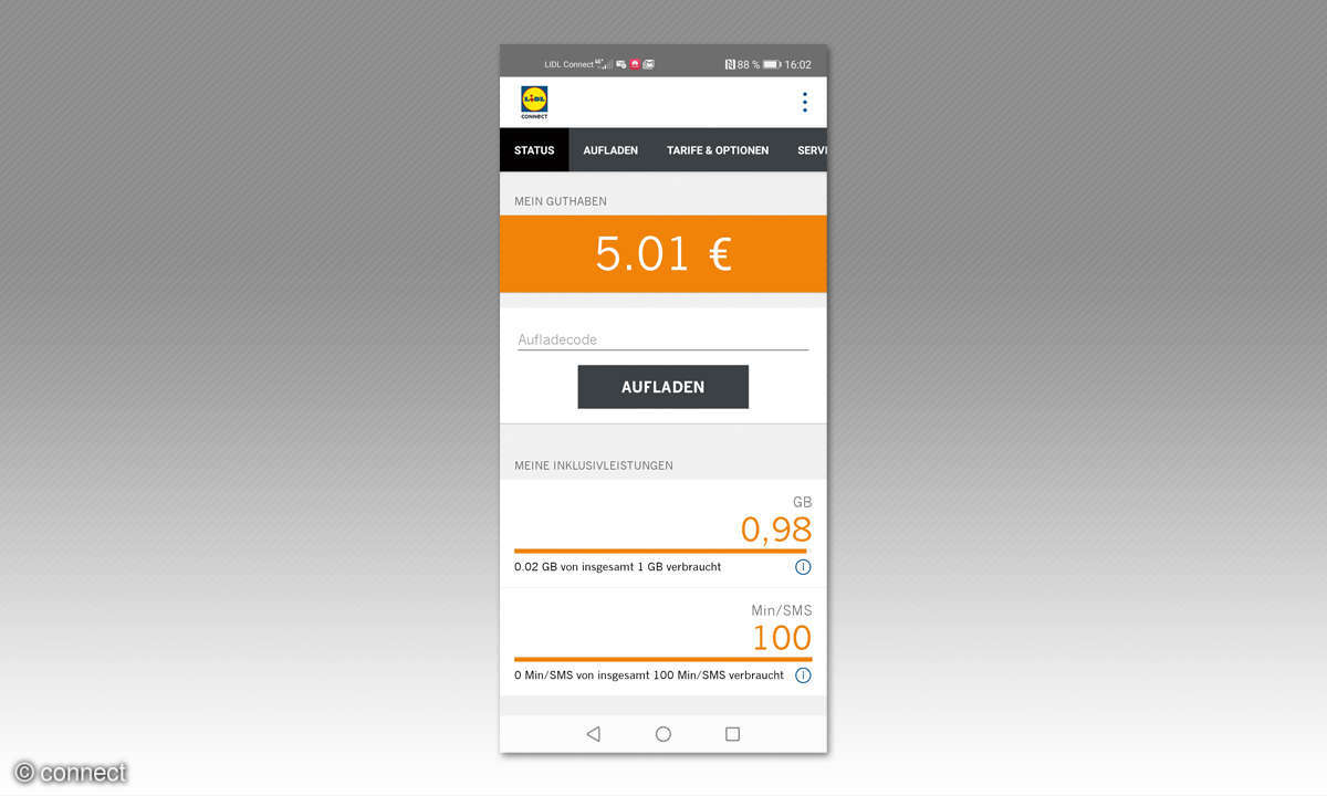 Lidl Connect Service App Screenshot