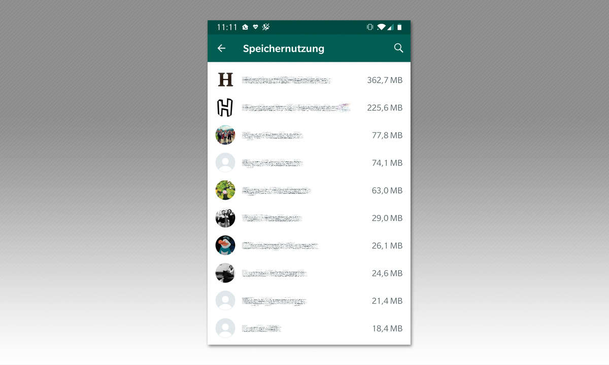 Tipp 2: WhatsApp-Statistik 