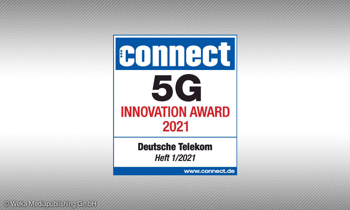 Testsiegel - 5G Innovation Award 2021 für die