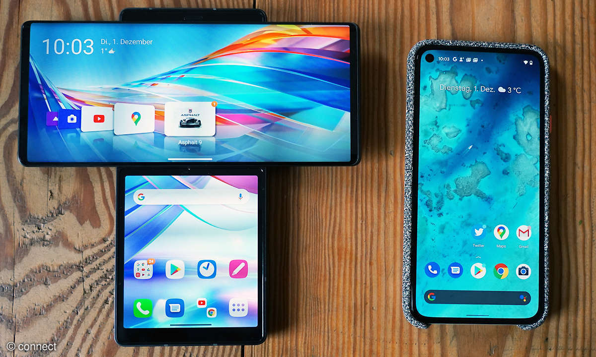LG Wing und Pixel 5 Vergleich