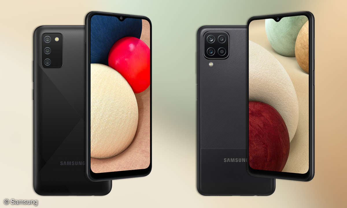 Samsung Galaxy A02s und Galaxy A12