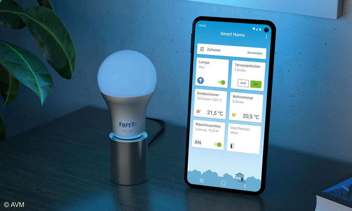Heimvernetzung mit der Fritzbox - Farbige LED Fritz-Dect 500
