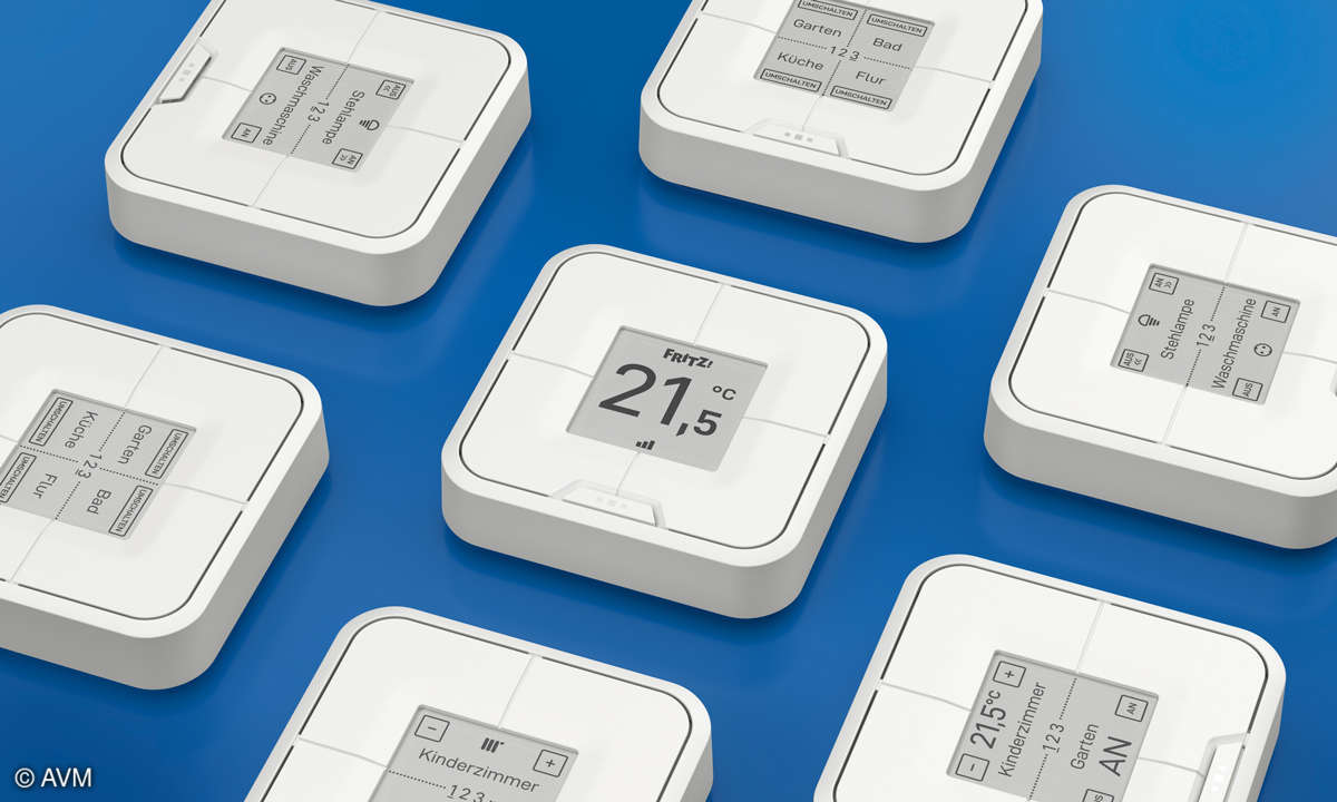 Heimvernetzung mit der Fritzbox - Taster Fritz Dect 440