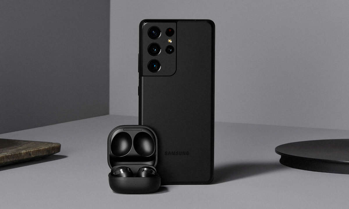 Samsung Galaxy S21 Ultra mit Galaxy Buds Pro