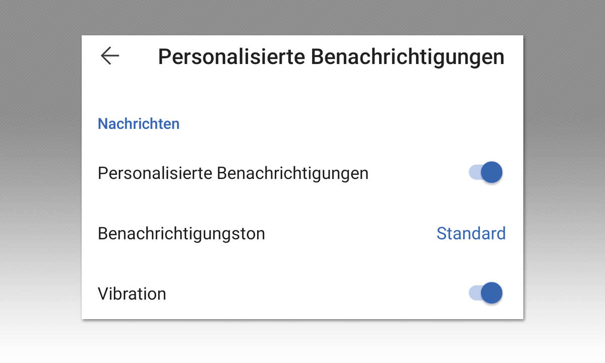 Signal-Tipp: Individuelle Töne festlegen