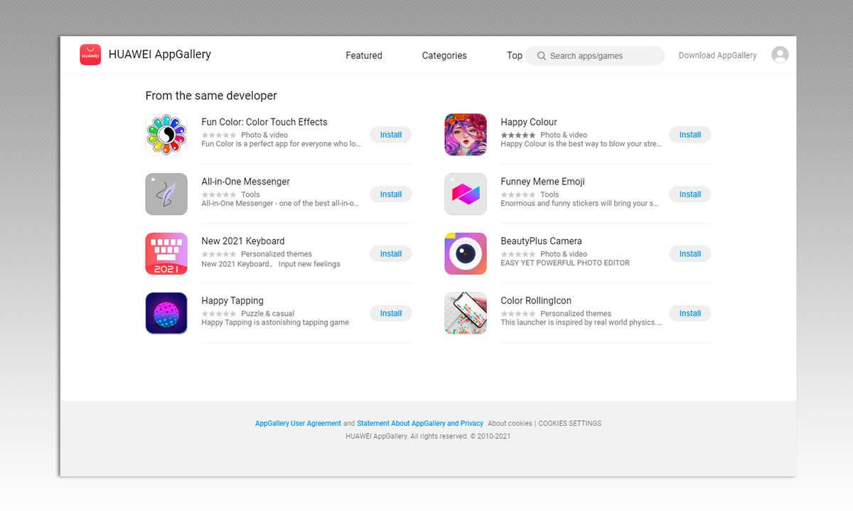 Huawei AppGallery Joker-Malware