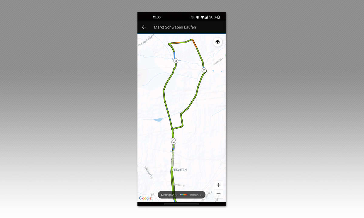 Smartwatch-Vergleich: So testen wir - Screenshot GPS