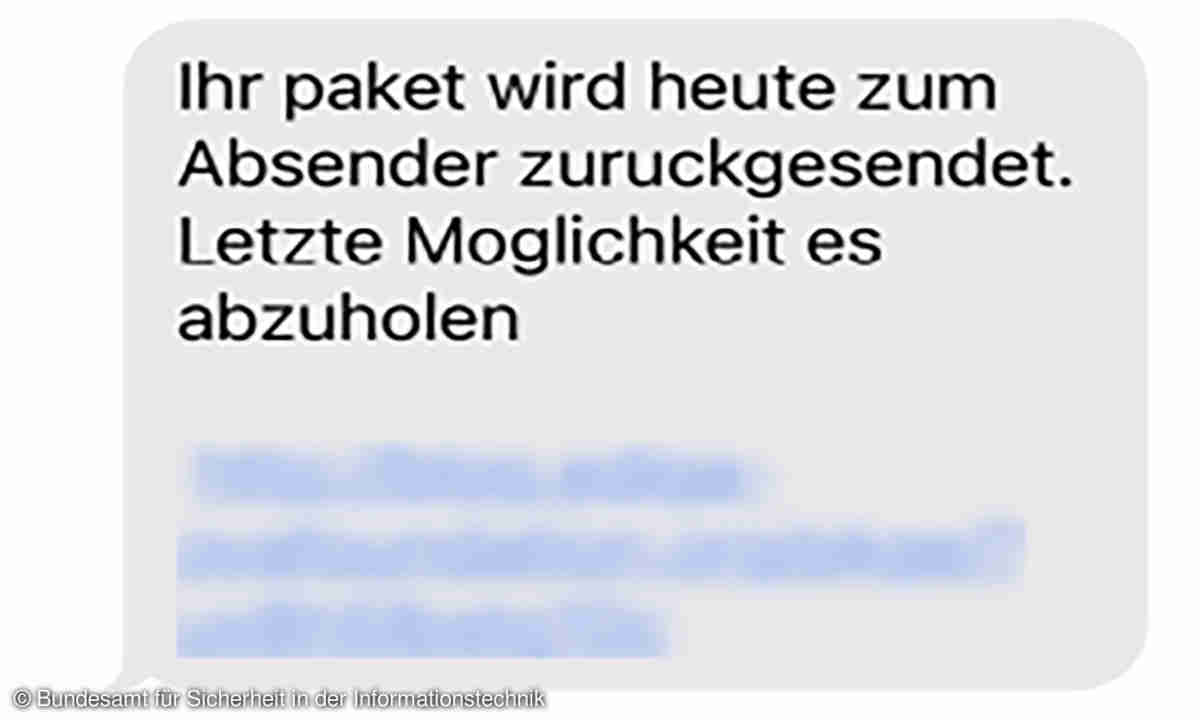 falsche sms paketbenachrichtigung wieder im umlauf connect