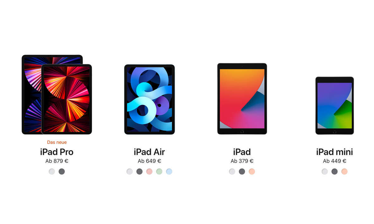 iPad-Modelle 2021
