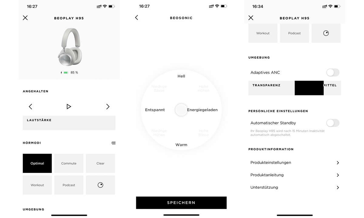 B&O Beoplay H95 App (iPhone)