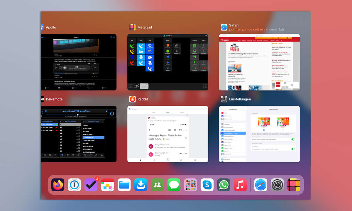 Multitasking iPadOS 14: Apps schließen und wechseln mit Exposé