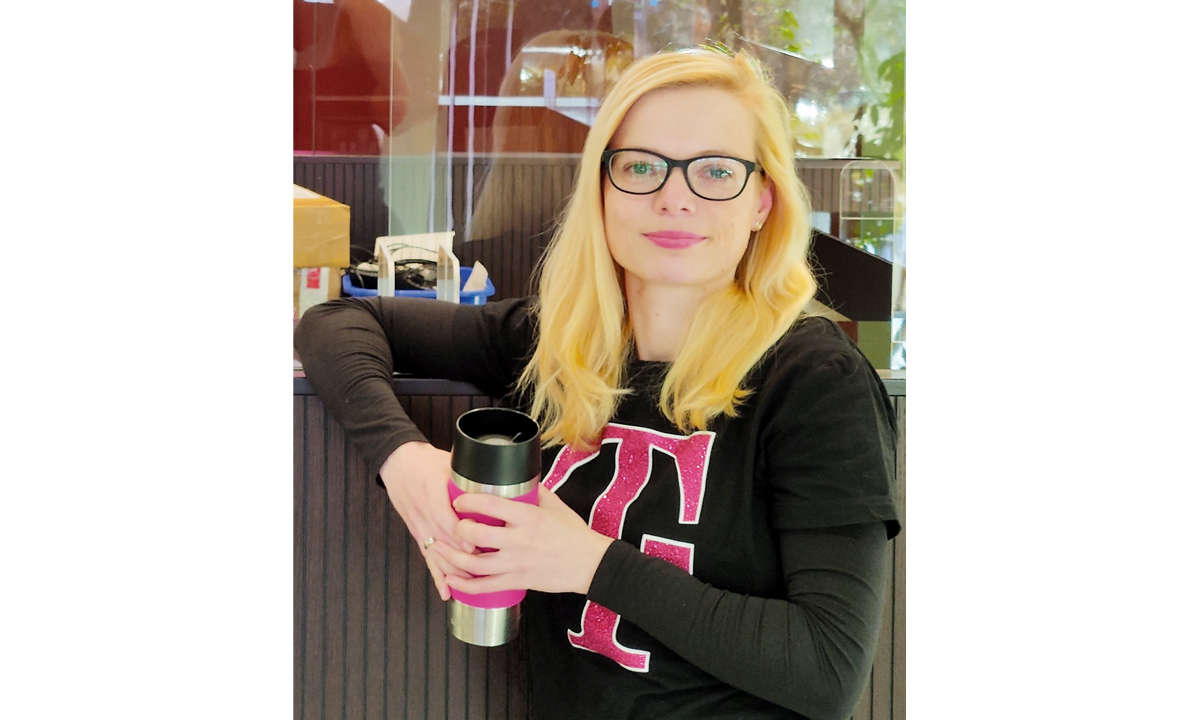 Telekom-Mitarbeiterin Kristina Endt