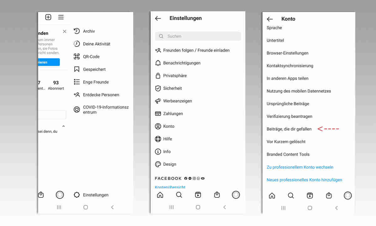 instagram wie sehe ich welche beitrage ich geliked habe connect