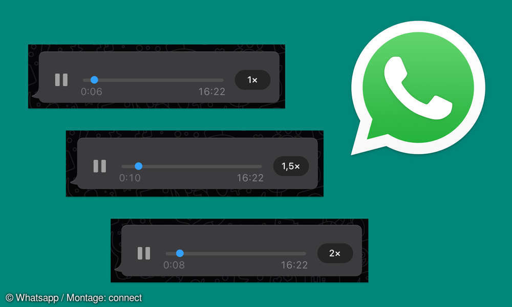 Bei Whatsapp Sprachnachrichten Klingelton Im Hintergrund WhatsApp: Sprachnachrichten aufnehmen und abhören - So geht's - connect