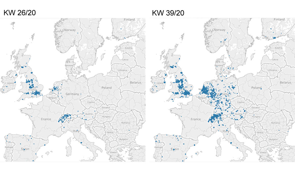 5G-Abdeckung Europa Karte 1