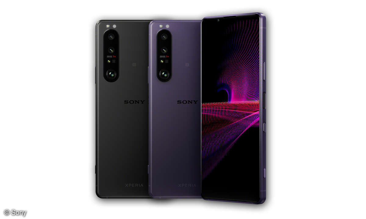 Sony Xperia 1 III Farben Lila Schwarz