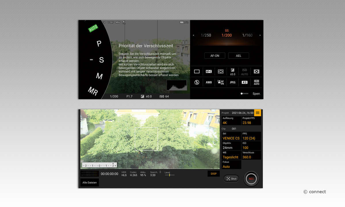 Sony Xperia 1 III Kamera-App