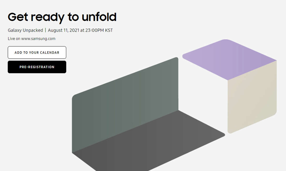 Samsung Galaxy Unpacked am 11. August 2021