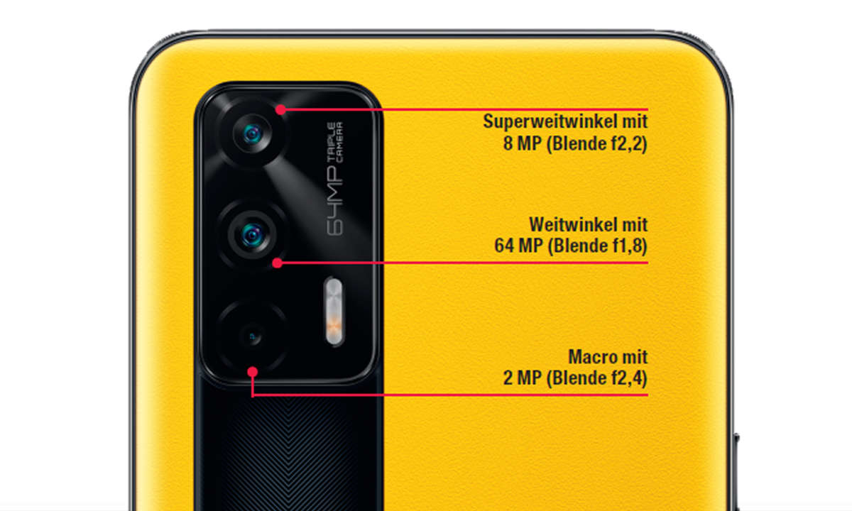 Realme GT 5G im Test: Kameras