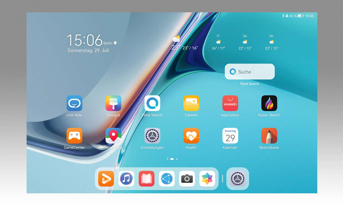 Huawei MatePad 11 im Test: Screenshot