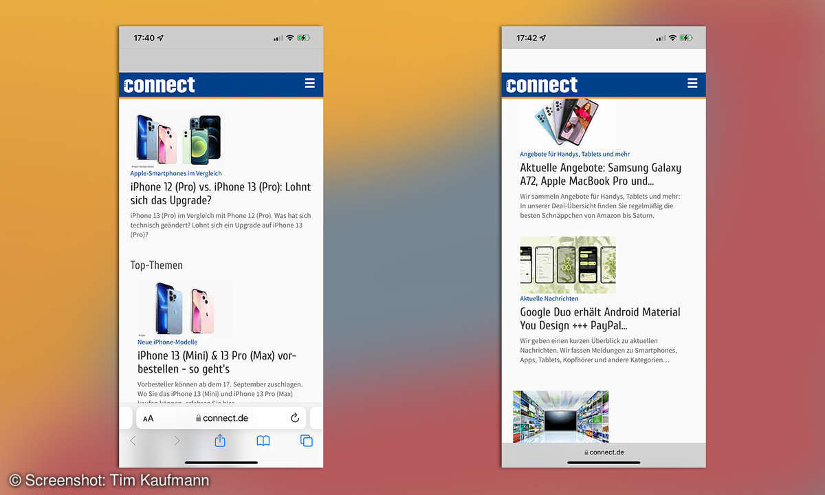 iOS 15 Safari