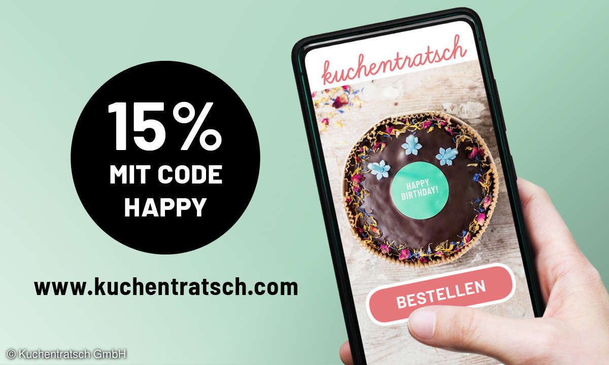 Jetzt Geburtstagskuchen von einer Oma backen lassen und bei deiner ersten Bestellung 15% sparen