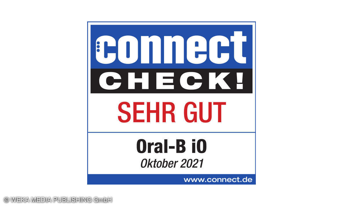 Das Flaggschiffmodell von Oral-B erzielte im connect Check eine sehr gute Bewertung.