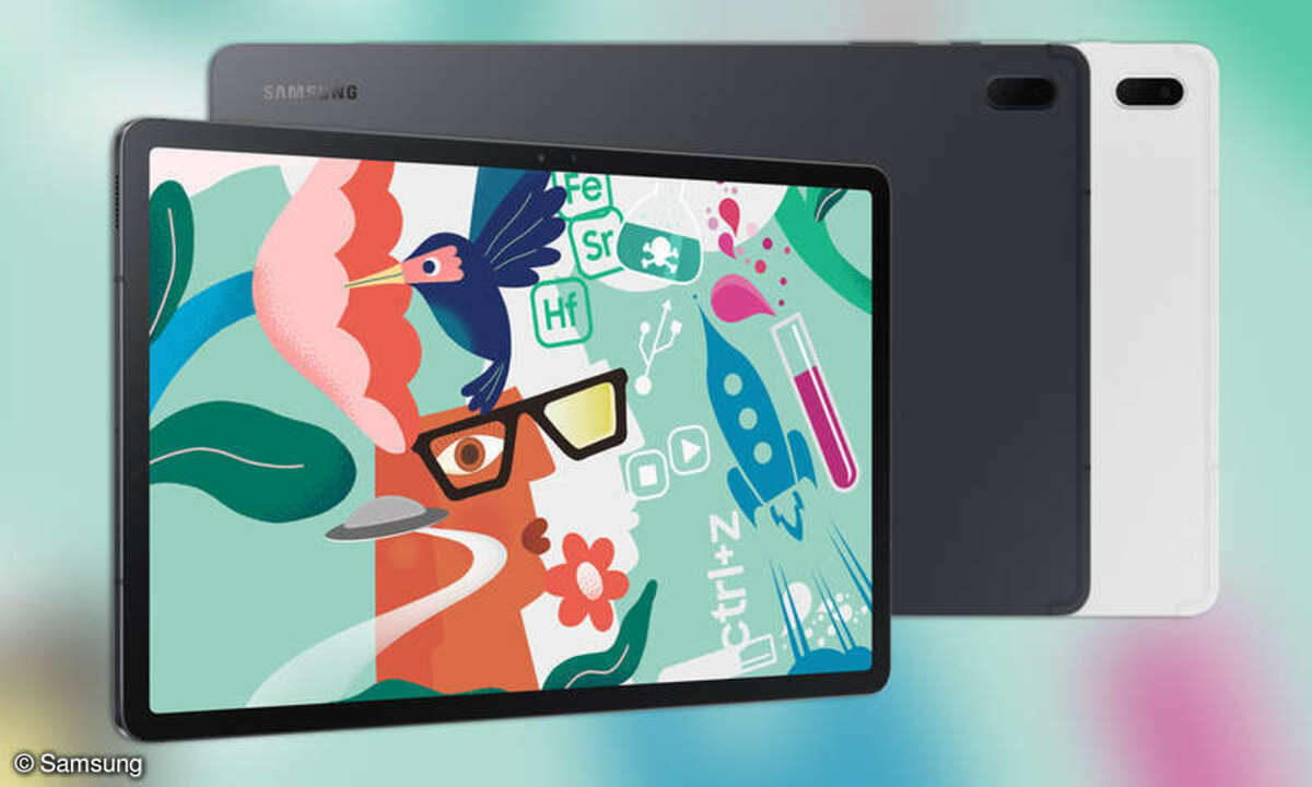 Samsung-Galaxy-Tab-S7-FE-schwarz-silber