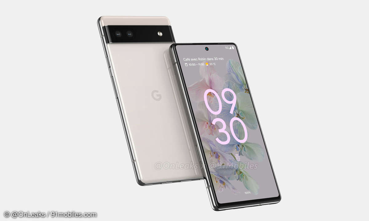 Pixel 6a Render von OnLeaks
