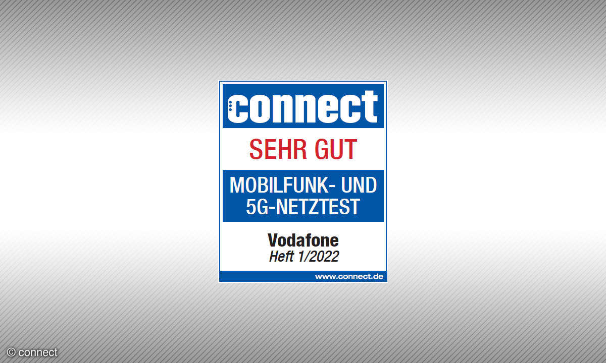 Mobilfunknetztest 2022 Siegel Sehr gut Vodafone