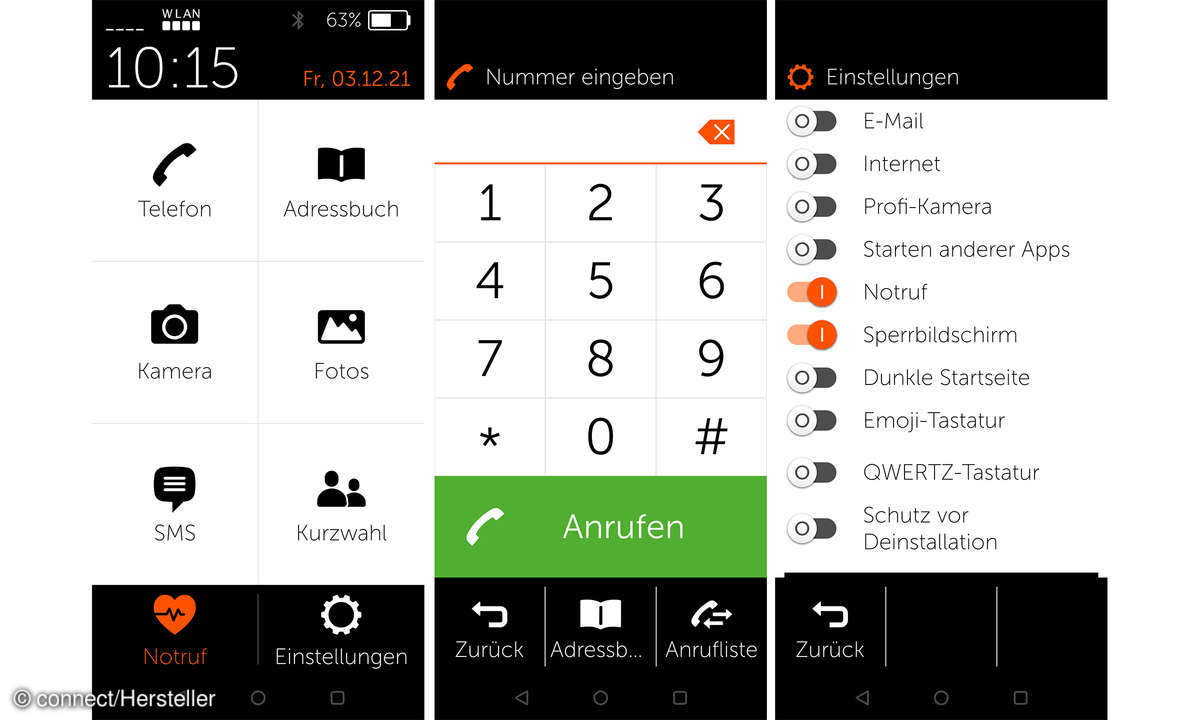 Gigaset GS4 Senior Screenshots
