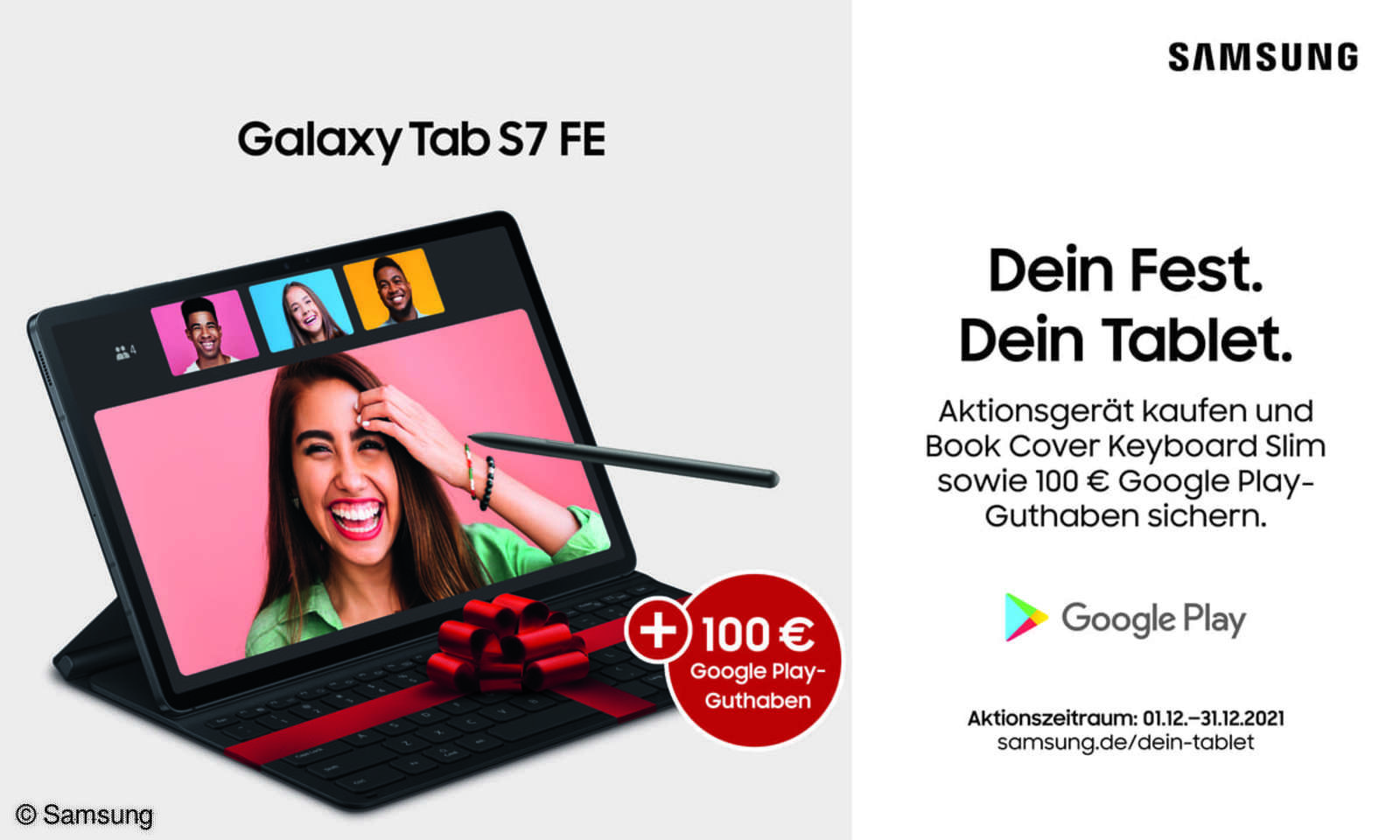 Mediamarkt Samsung Galaxy Tab S7 FE mit GratisZugaben sichern connect