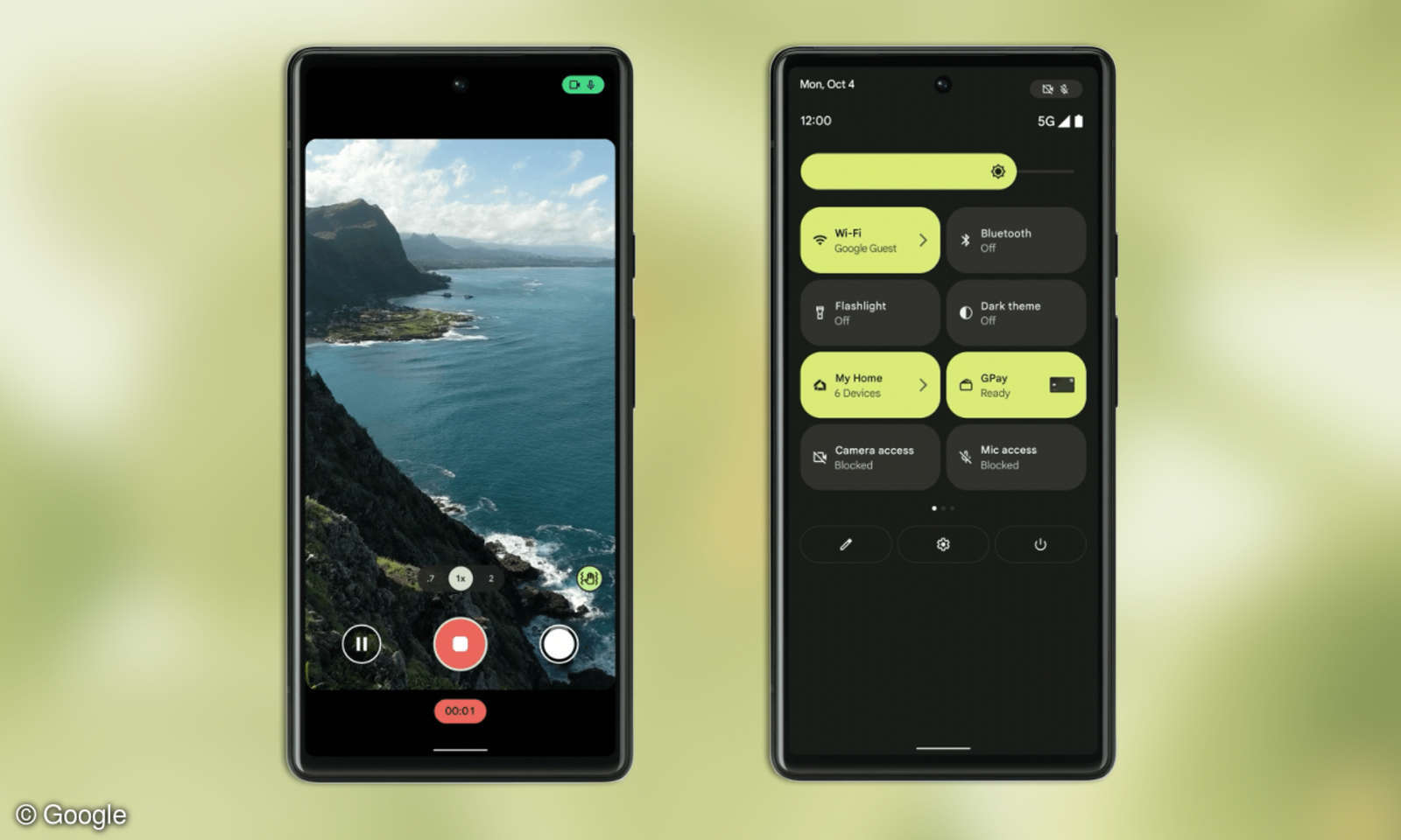 Android 12: Das bedeuten die Kamera- und Mikrofon-Symbole - connect