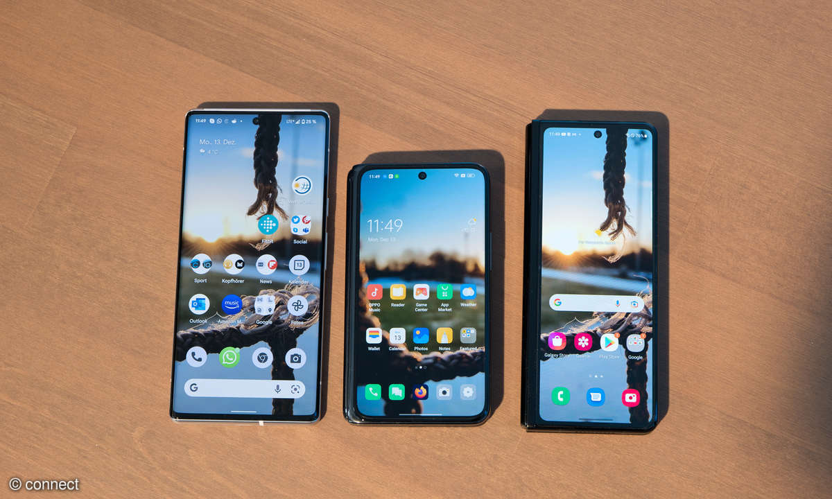 Oppo Find N Größenvergleich