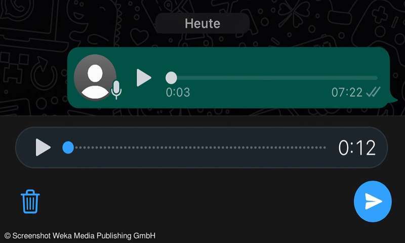 Bei Whatsapp Sprachnachrichten Klingelton Im Hintergrund WhatsApp: Sprachnachrichten aufnehmen und abhören - So geht's - connect