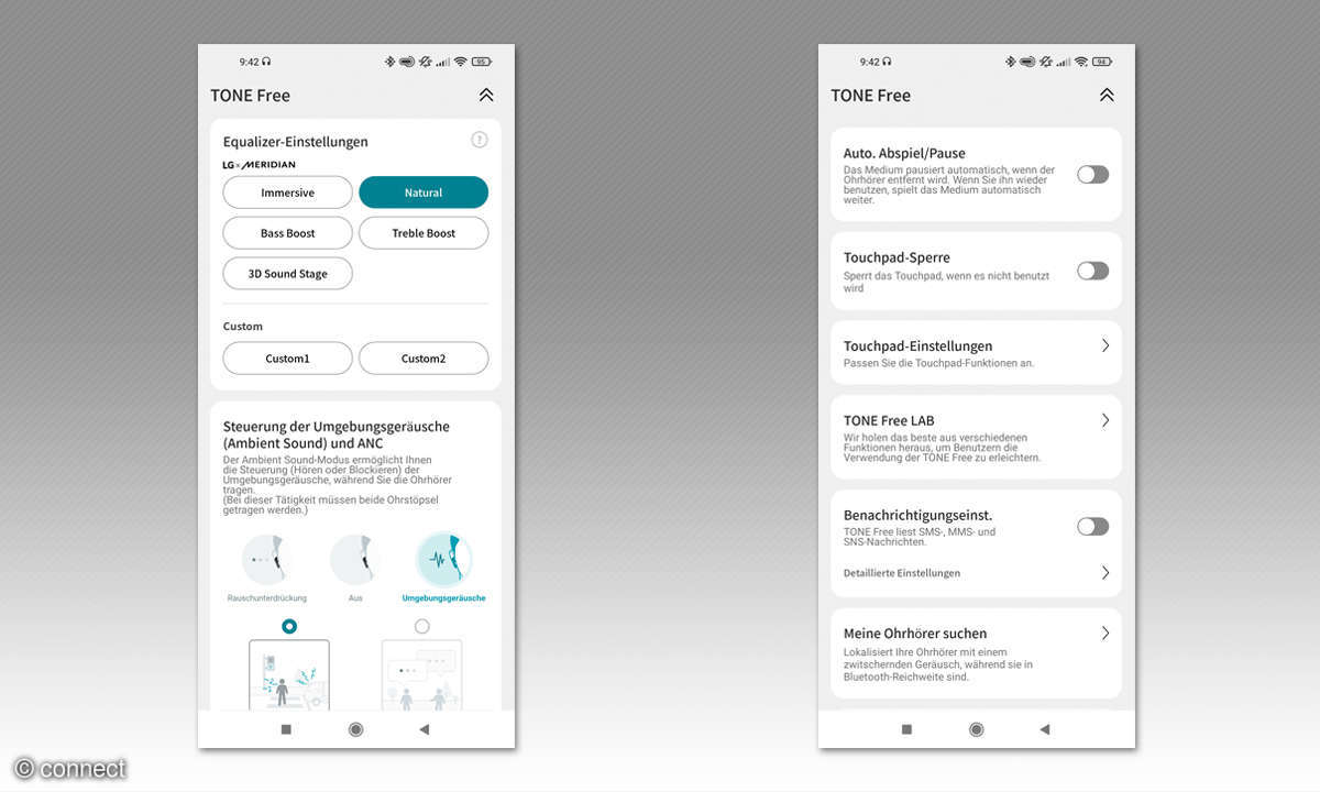 LG Tone Free DFP 8 im Test - Screenshots