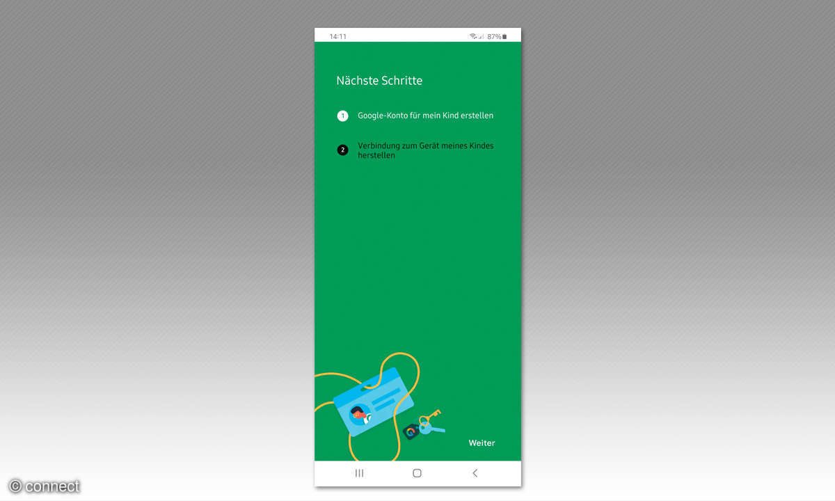 Kindersicherung am Android-Handy - Screenshot Family Link