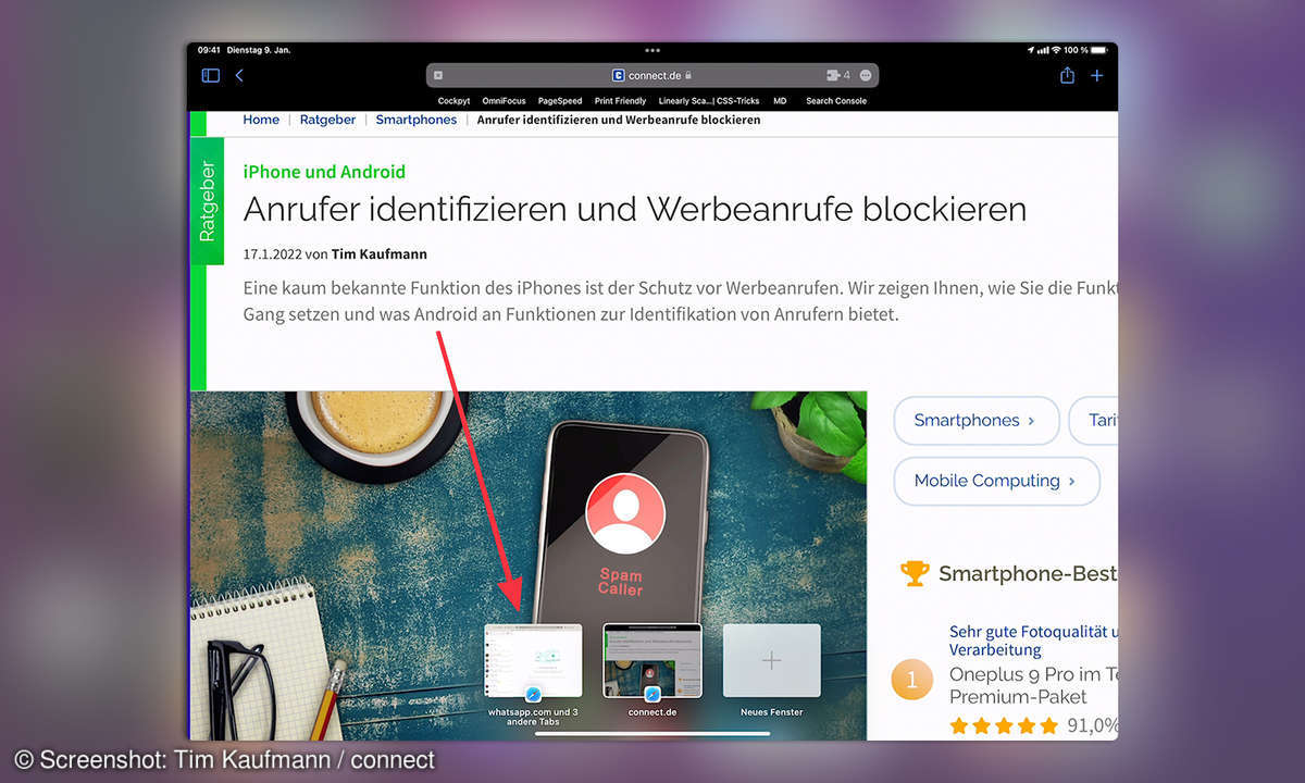 Multitasking iPadOS 15