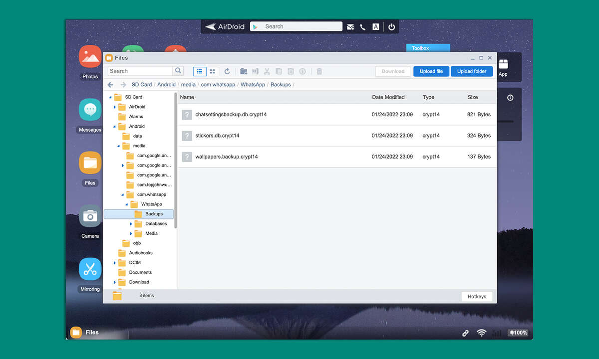 Whatsapp Backup